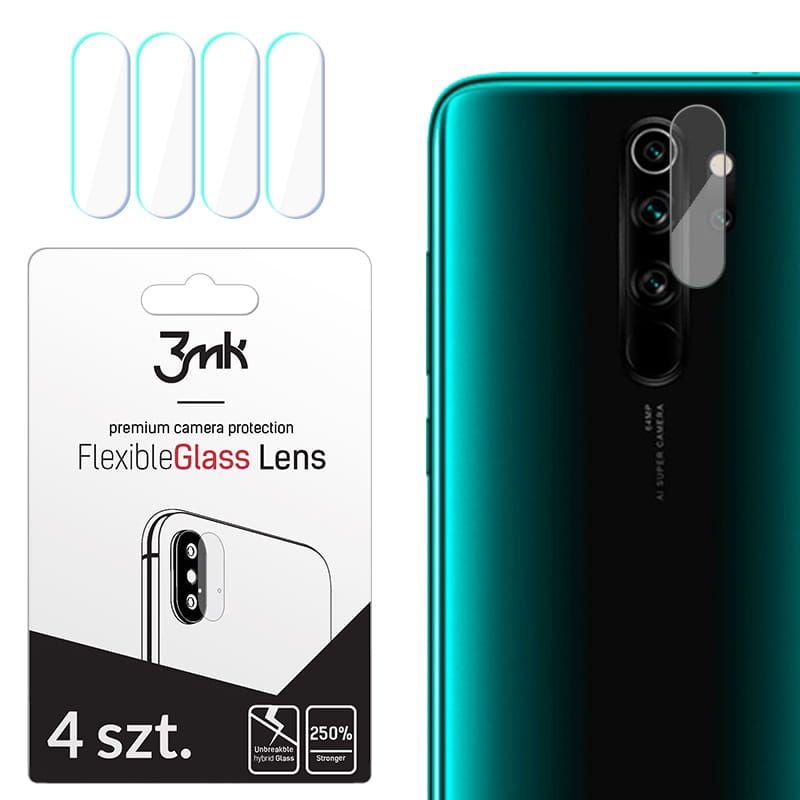 Szko hartowane hybrydowe 3MK Flexible Glass Lens Xiaomi Note 8 Pro