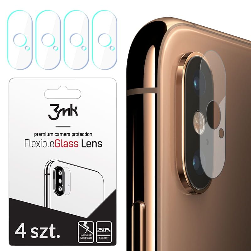 Szko hartowane hybrydowe 3MK Flexible Glass Lens APPLE iPhone XS