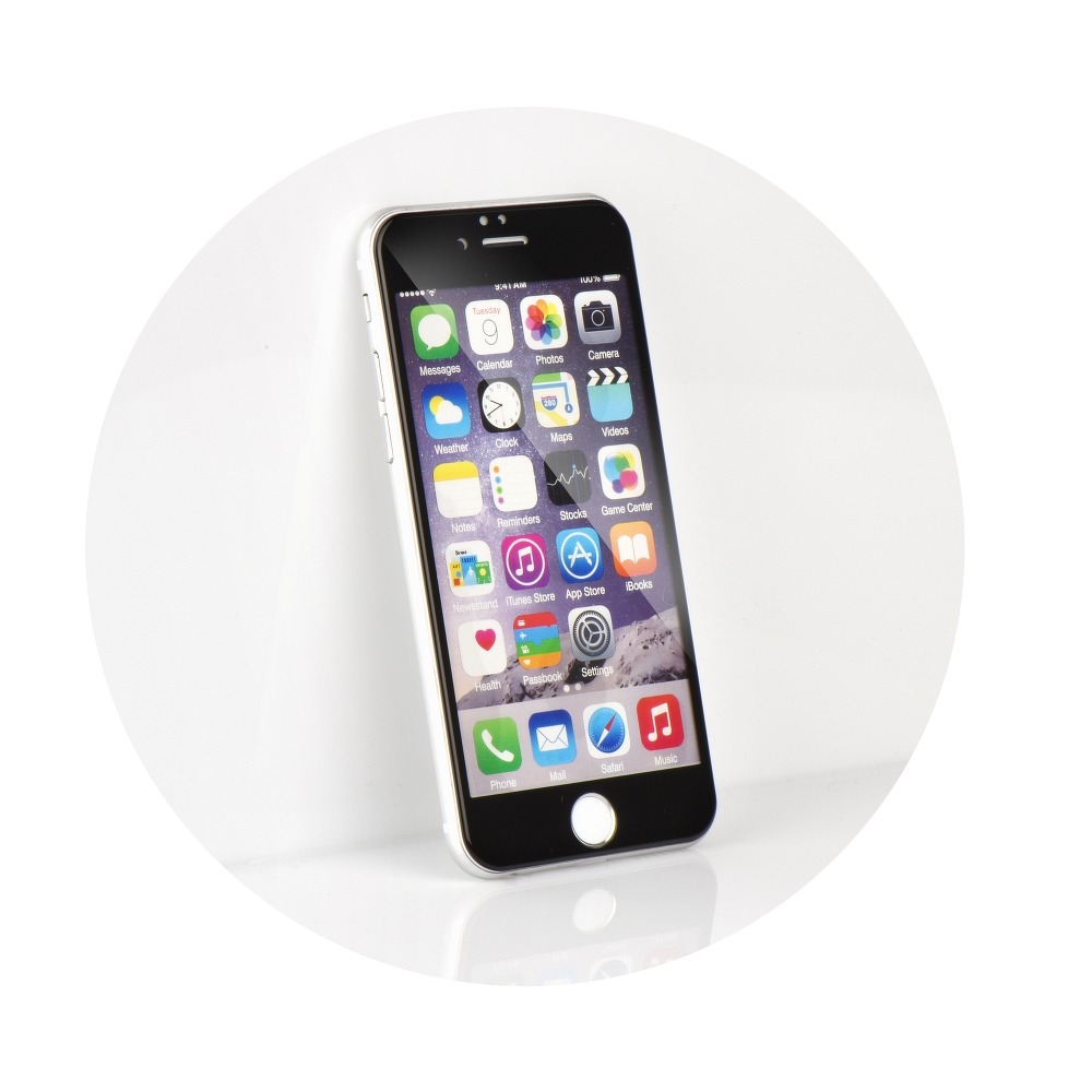 Szko hartowane 5D na cay ekran czarne APPLE iPhone 6s Plus / 3