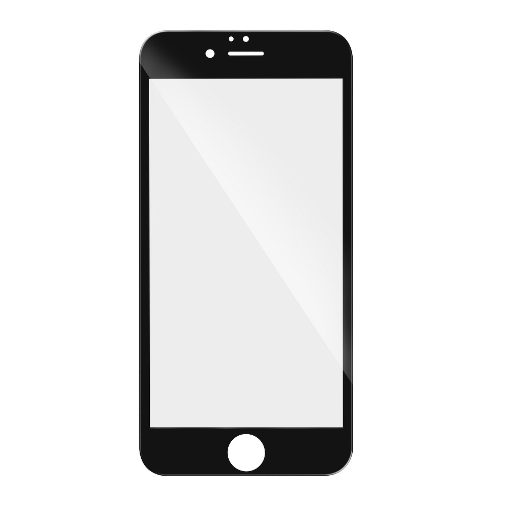 Szko hartowane 5D na cay ekran czarne APPLE iPhone 8 Plus