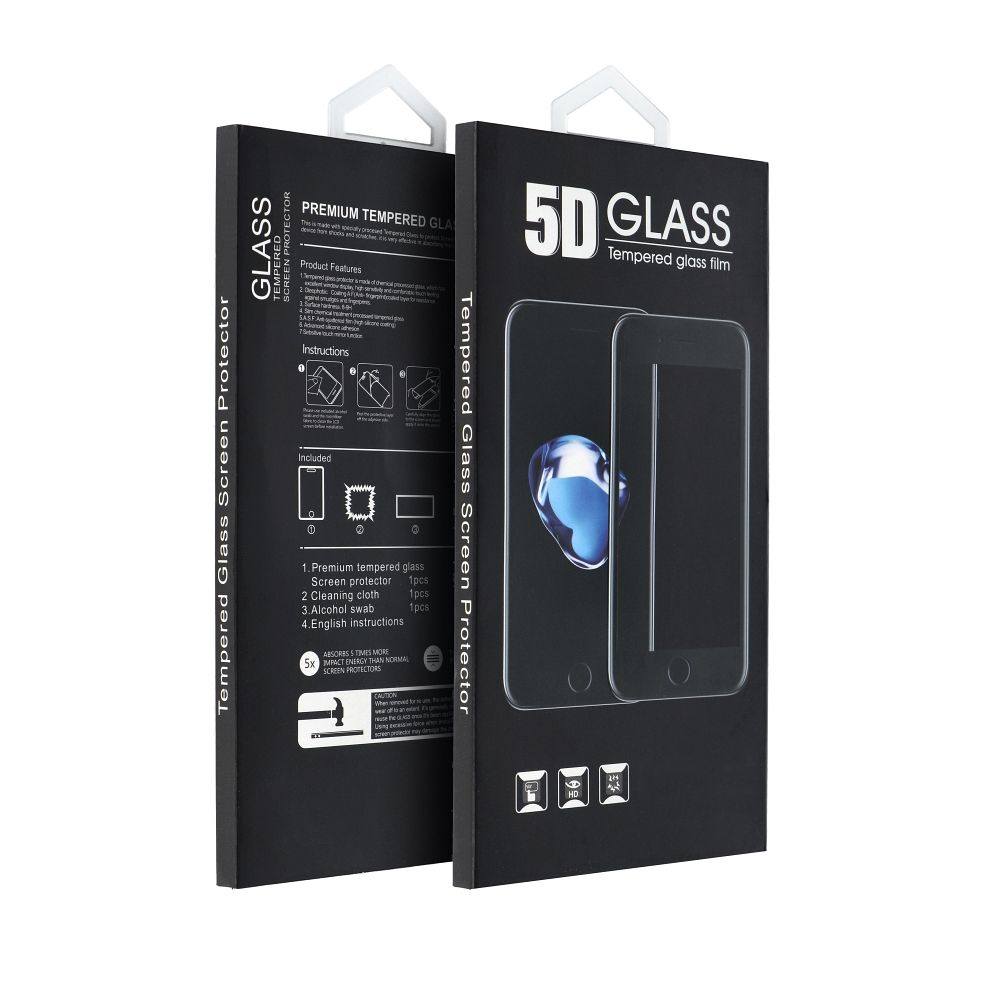 Szko hartowane 5D na cay ekran czarne SAMSUNG Galaxy A55 5G