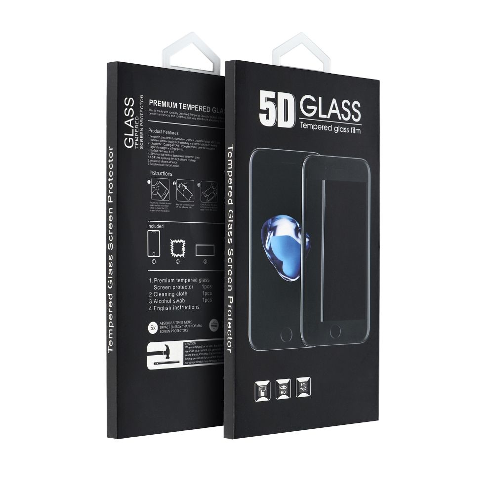 Szkło hartowane 5D na cały ekran czarne SAMSUNG Galaxy S25 Plus / 4