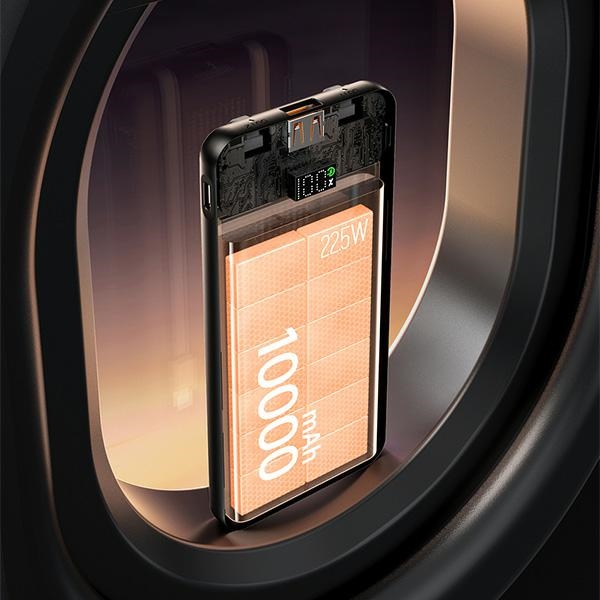 Power bank AWEI P76K 10000mAh 22.5W czarny ALCATEL 1 2021 / 5 Power bank AWEI P76K 10000mAh 22.5W czarny ALCATEL 1 2021 / 5