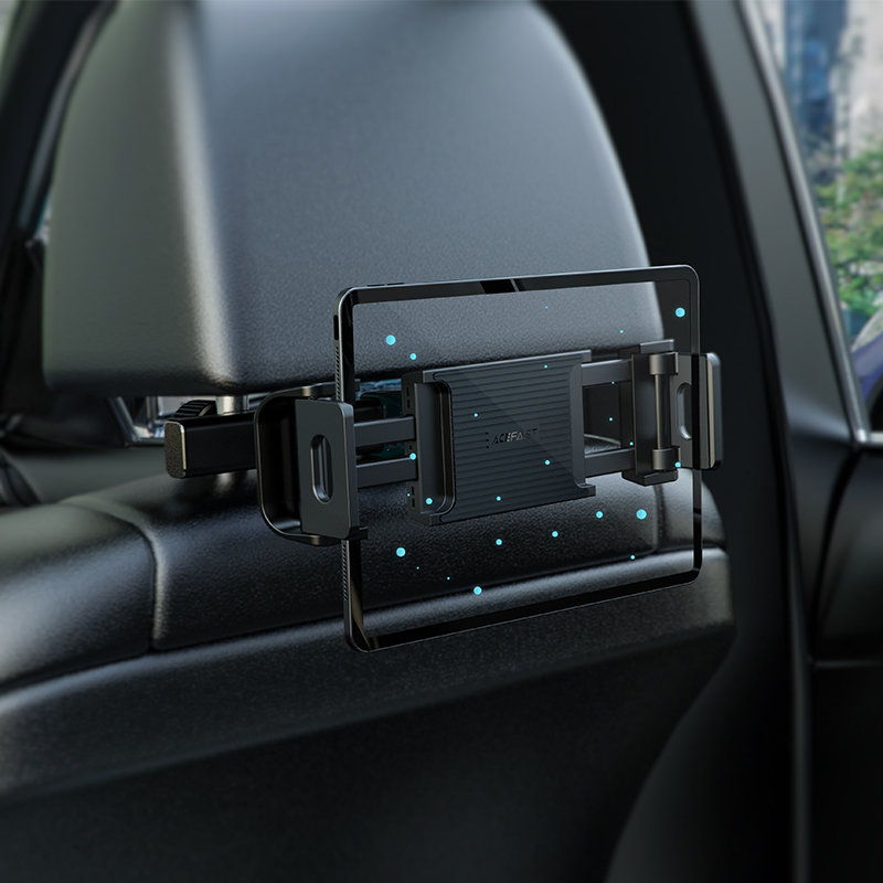 Uchwyt samochodowy Acefast na zagwek do telefonu i tabletu D8 czarny Vivo V27 Pro / 9
