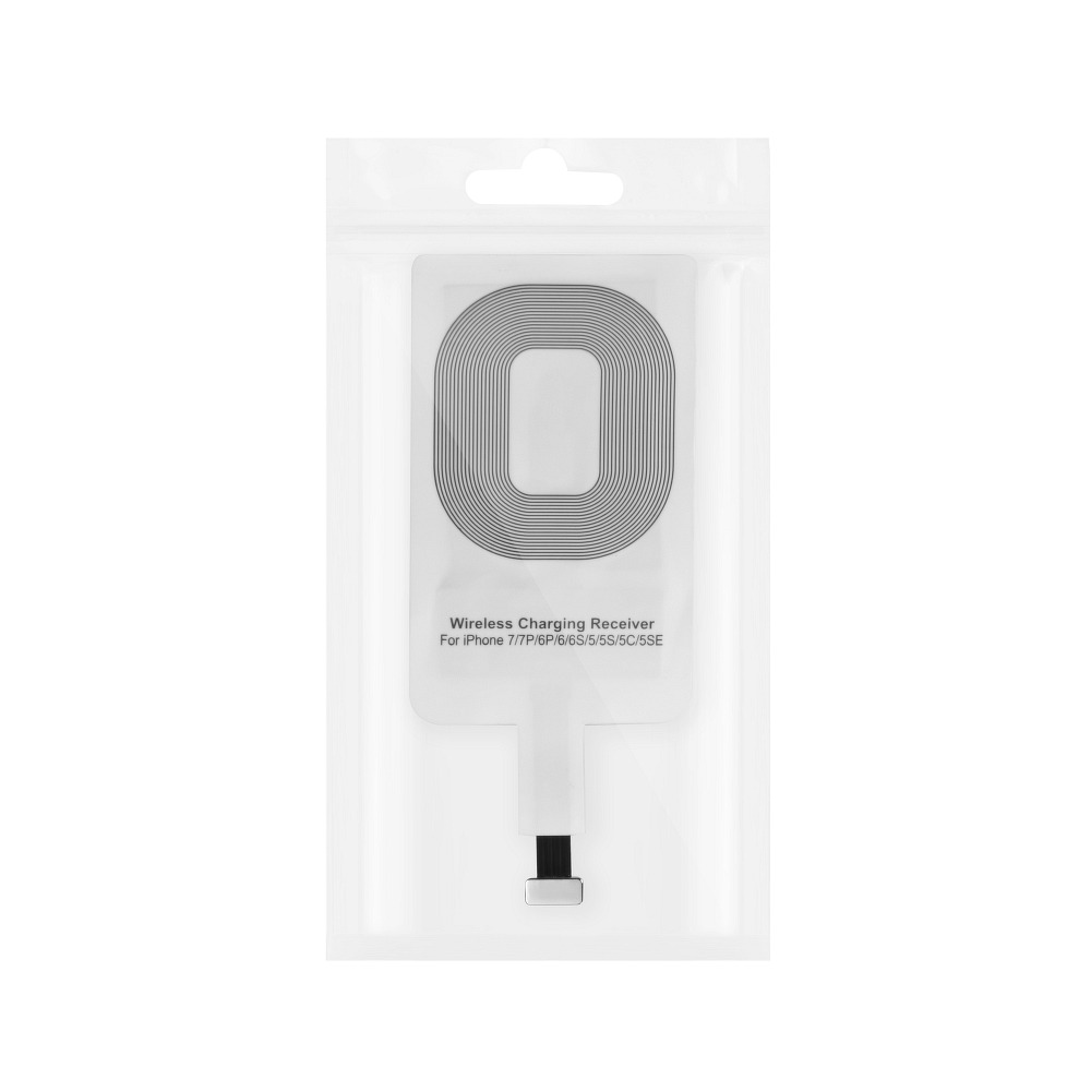 Adapter adowanie indukcyjne QI USB Lightning biay APPLE iPhone 6 / 4