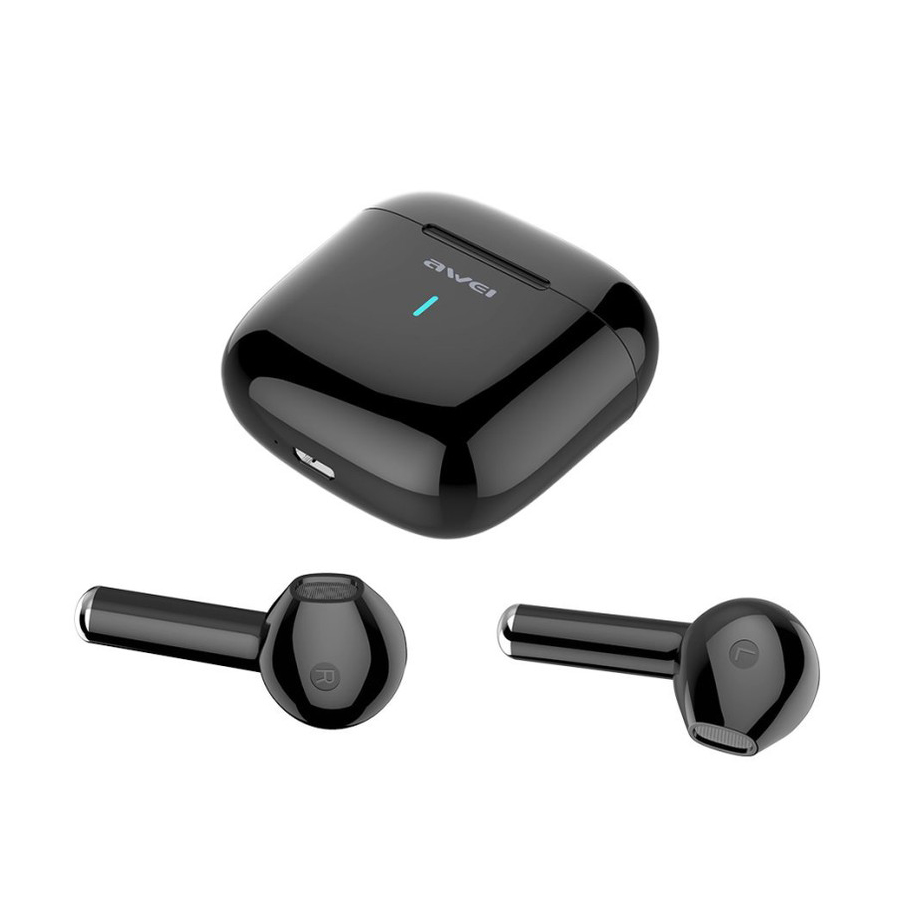 Suchawki Bluetooth Awei TWS T26 z adowaniem czarne CAT S30 / 4