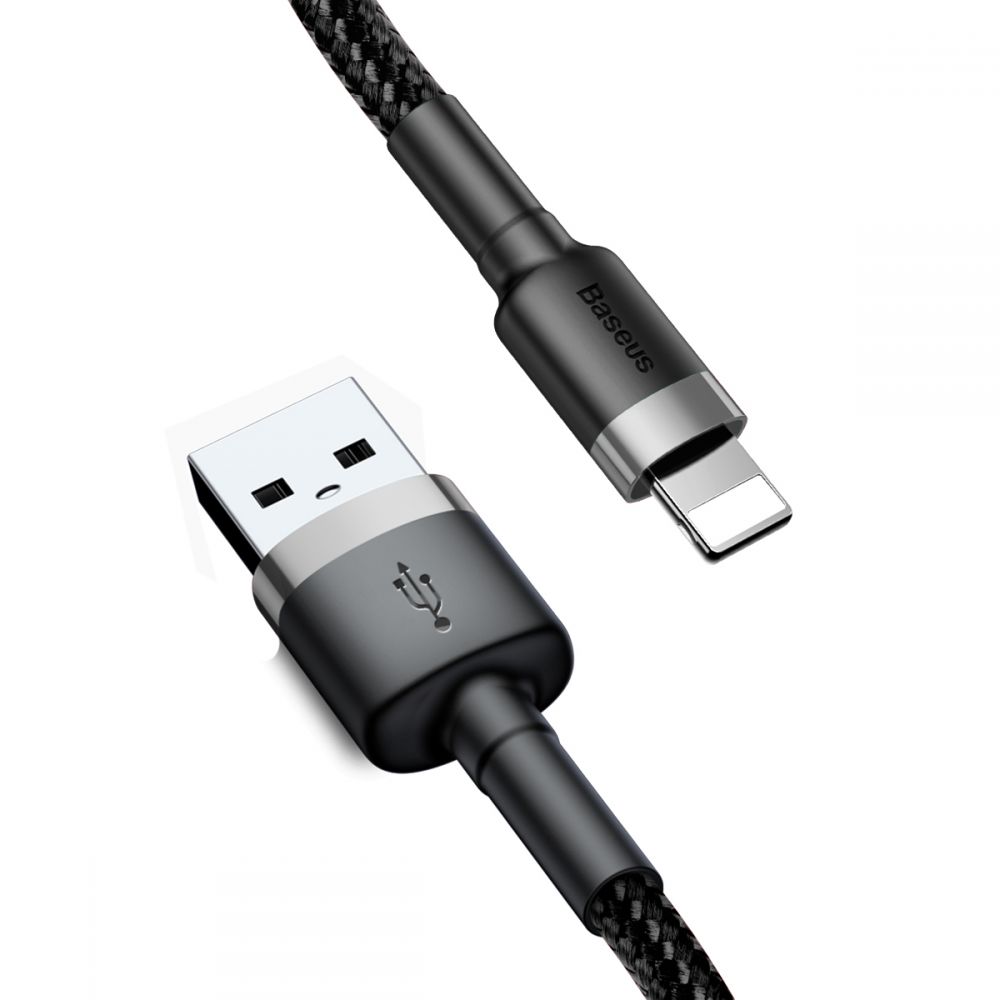 Kabel USB BASEUS Cafule lighting 200cm czarny APPLE iPhone 6s Plus