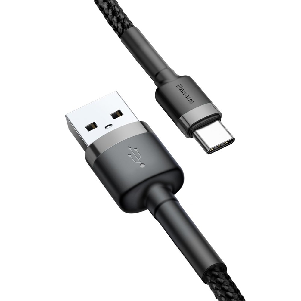 Kabel USB Baseus Cafule Typ-C 2A 3m CATKLF-UG1 szaro-czarny Google Pixel 6 Pro / 5
