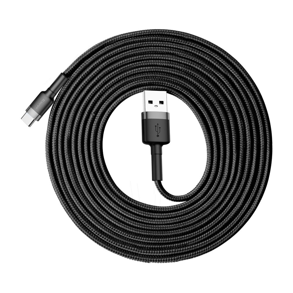 Kabel USB Baseus Cafule Typ-C 2A 3m CATKLF-UG1 szaro-czarny Google Pixel 6 Pro / 6