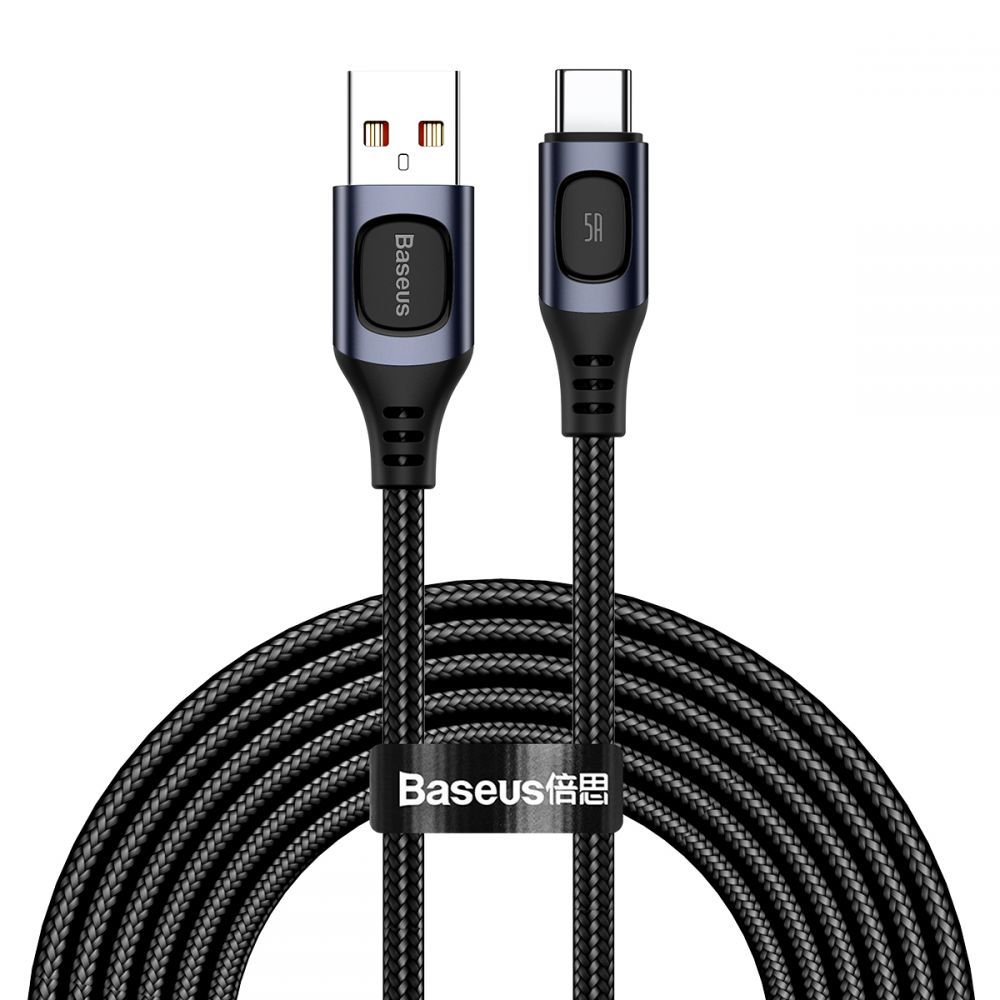 Kabel USB BASEUS FC5A Typ-C 200cm szary ZTE Axon 40 Ultra
