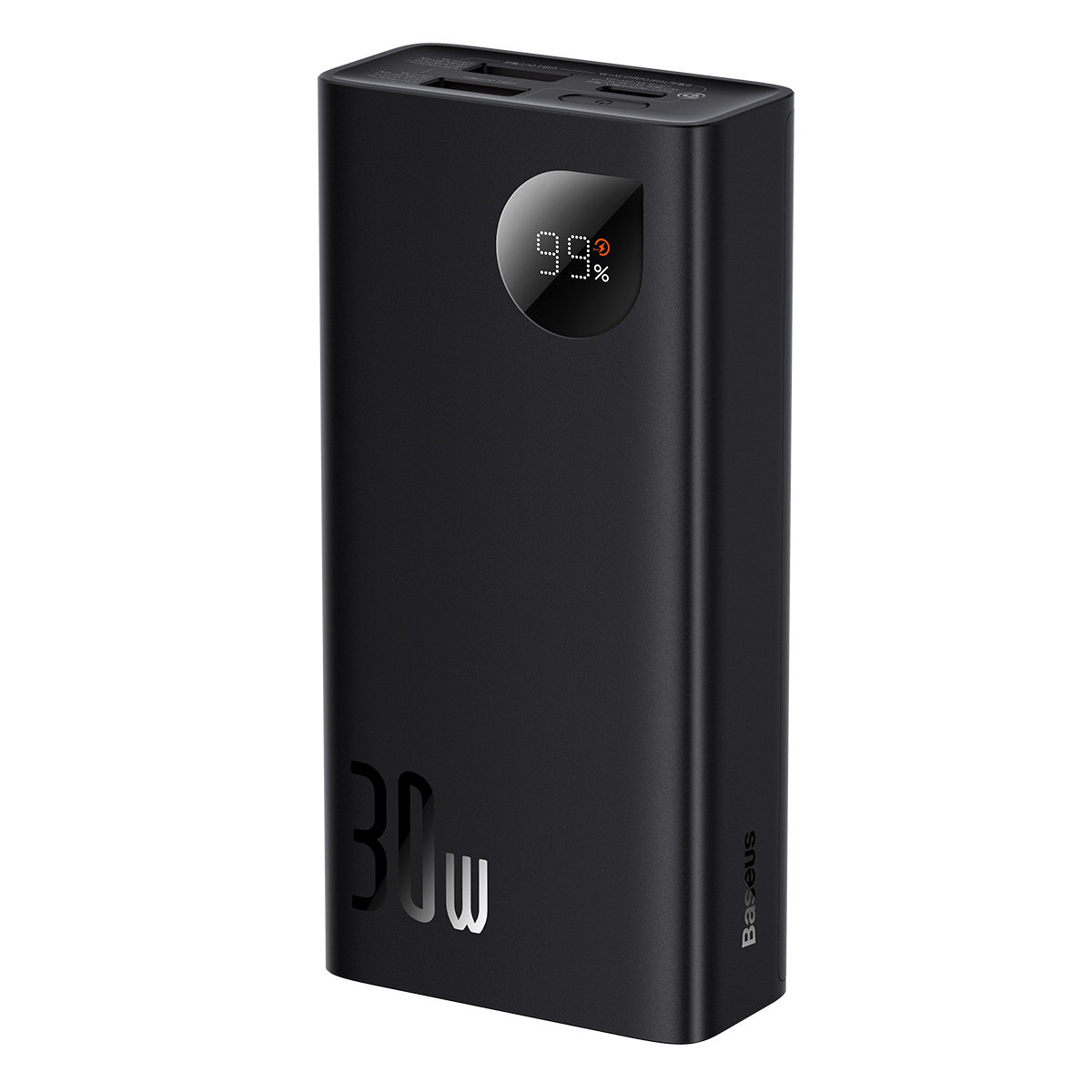 Power bank Baseus Adaman2 z wywietlaczem cyfrowym 10000mAh 30W czarny ASUS Zenfone 4 Max ZC520KL