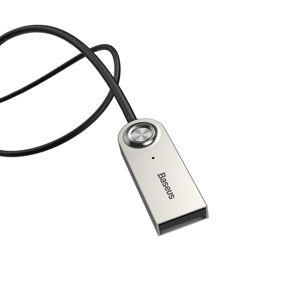 Adapter audio Bluetooth USB-AUX Baseus CABA01-01 czarny MOTOROLA Moto E6s / 3