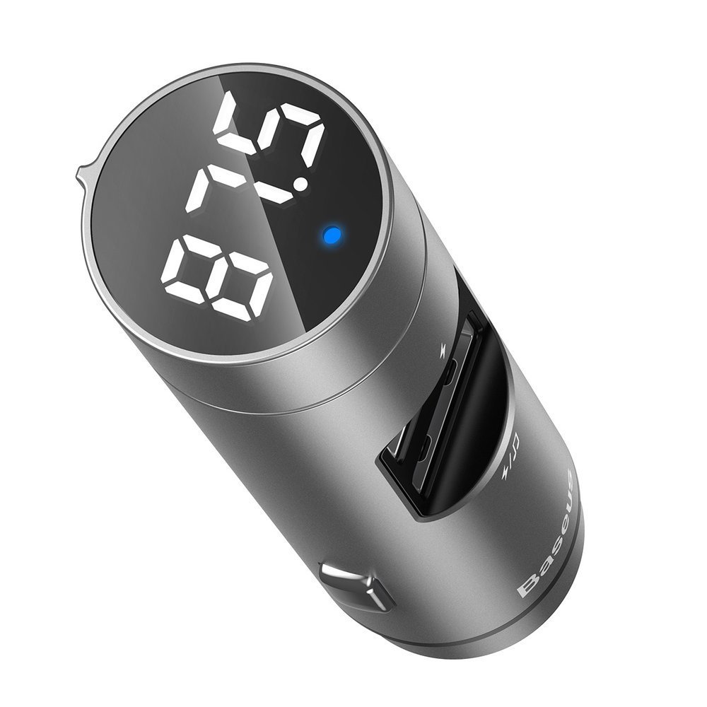 Ładowarka samochodowa Transmiter FM Bluetooth Baseus Energy Column srebrny PRESTIGIO Wize N3 / 5