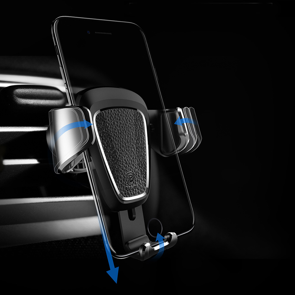 Uchwyt samochodowy Baseus Gravity Car Mount 4-6 cala czarny Xiaomi Mi 10 Lite / 6
