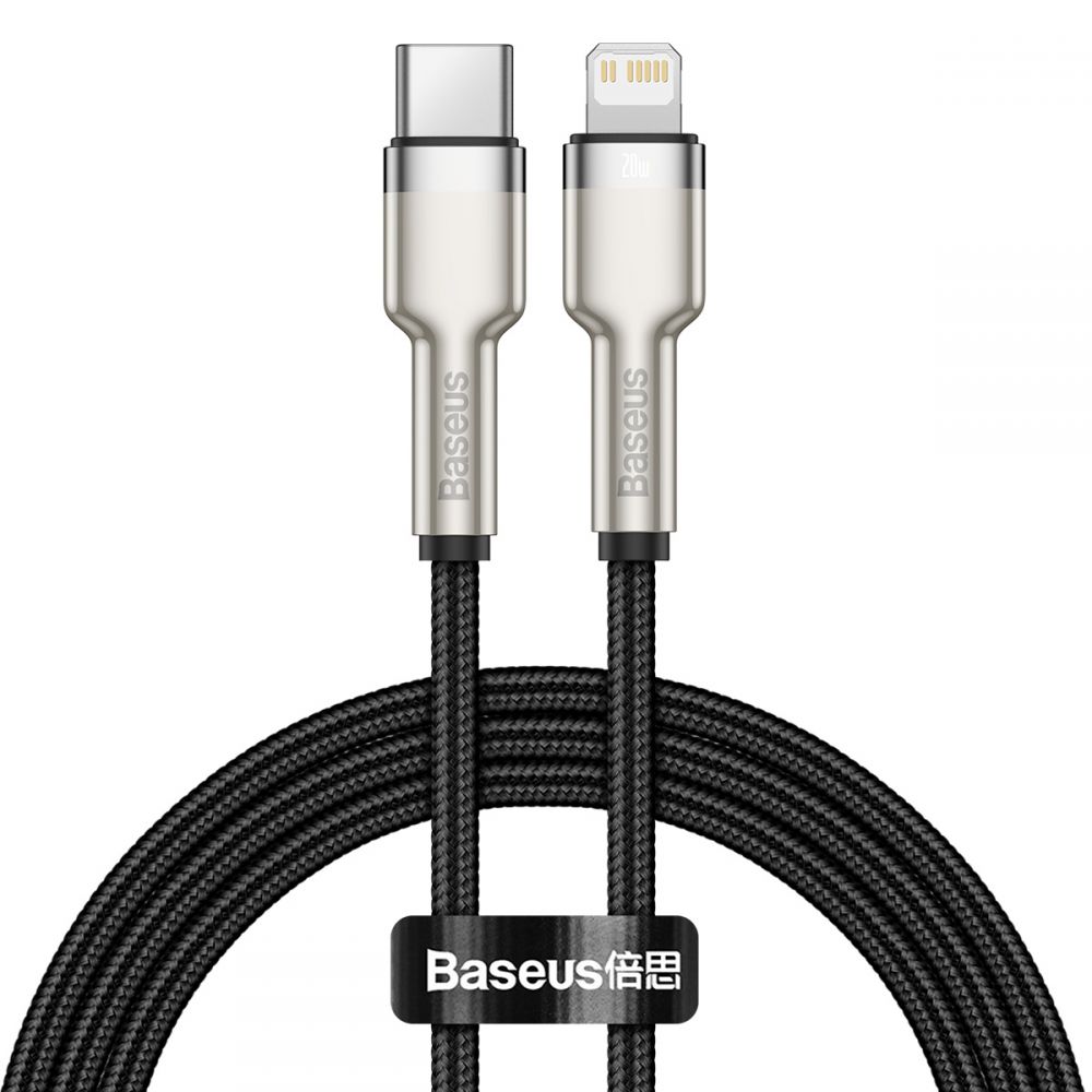 Kabel USB Baseus Cafule CATLJK-A01 Typ-C na Lightning 1m 20W czarny APPLE iPhone 11 Pro
