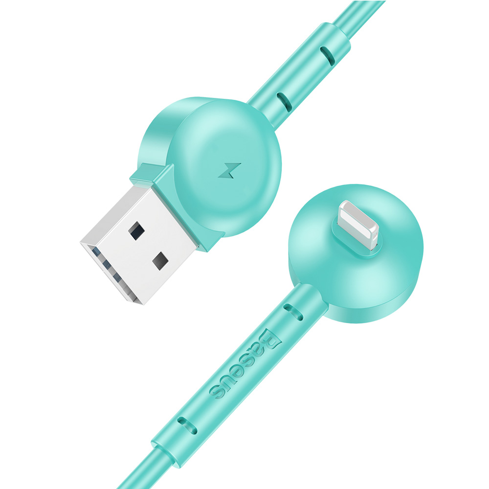 Kabel USB Baseus Maruko 1m Lightning z funkcj podstawki 2.1A zielony APPLE iPad 10.2 cala 2019 / 4