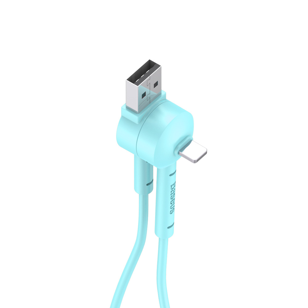 Kabel USB Baseus Maruko 1m Lightning z funkcj podstawki 2.1A zielony APPLE iPhone 14 Pro Max / 7