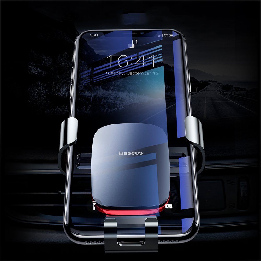 Uchwyt samochodowy Baseus Metal Age Gravity szary SAMSUNG Galaxy Note 3 Neo / 8