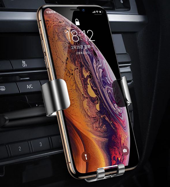 Uchwyt samochodowy Baseus Metal Age Gravity do slotu CD czarny Xiaomi Redmi 12 5G / 6