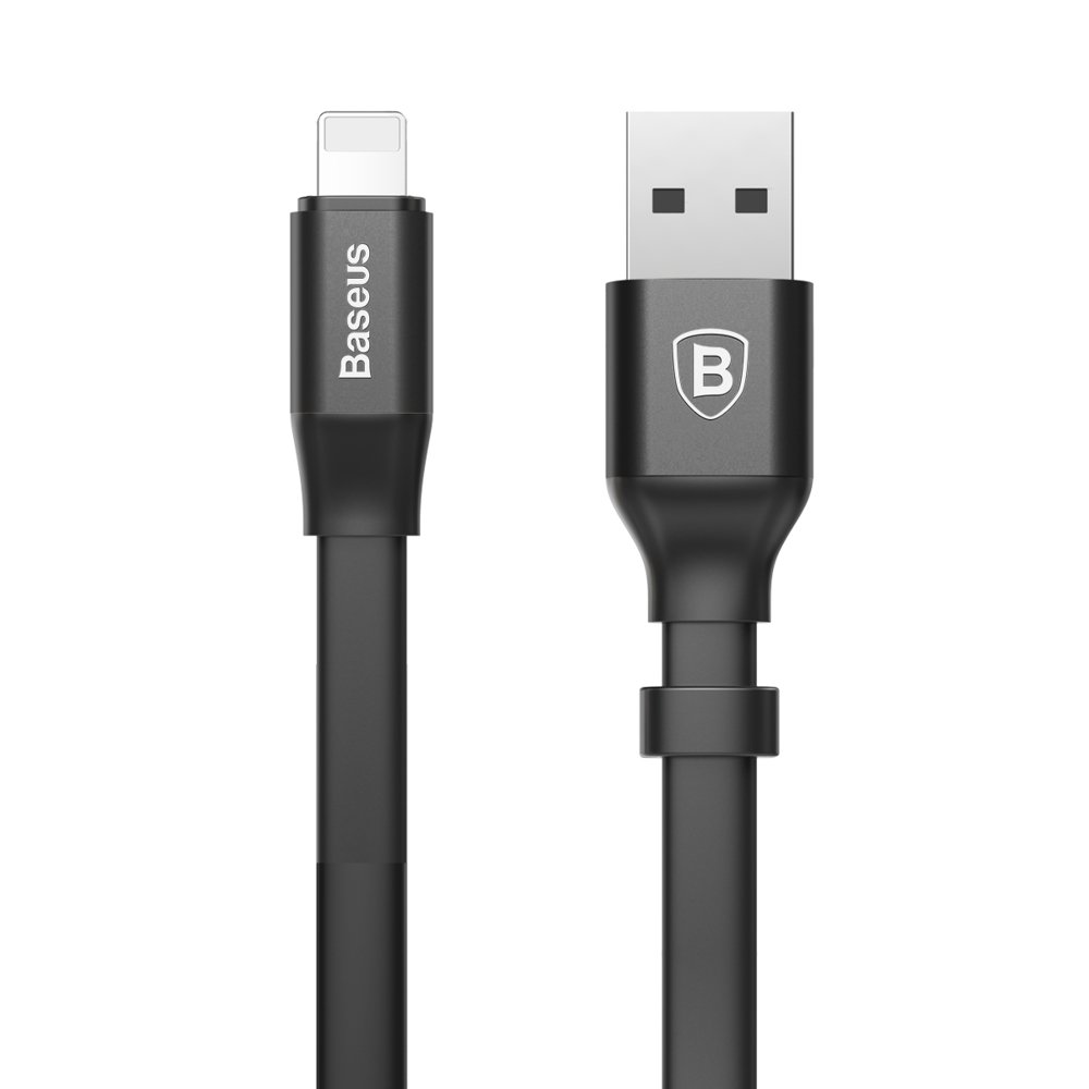 Kabel USB Baseus Nimble 0.23m 2A Lightning czarny APPLE iPhone 7 Plus / 2