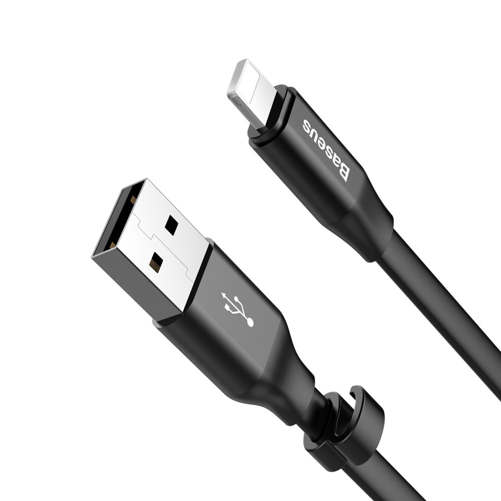 Kabel USB Baseus Nimble 0.23m 2A Lightning czarny APPLE iPhone SE 3 / 5