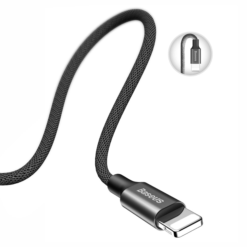 Kabel USB Baseus Yiven USB-Lightning 1,2M czarny CALYW-01 APPLE iPhone 7 Plus / 3