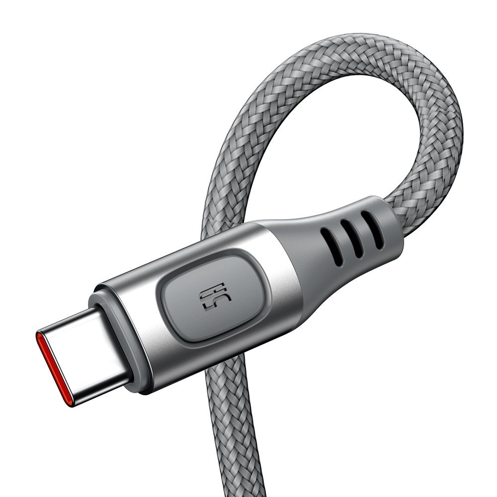 Kabel USB Baseus CATSS-B0S Quick Charge 5A 2m Typ-C srebrny Xiaomi 11 Lite NE 5G / 3