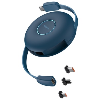 Kabel USB Baseus Zinc Magnetyczny 3w1 CAMLC-03 niebieski LG K40
