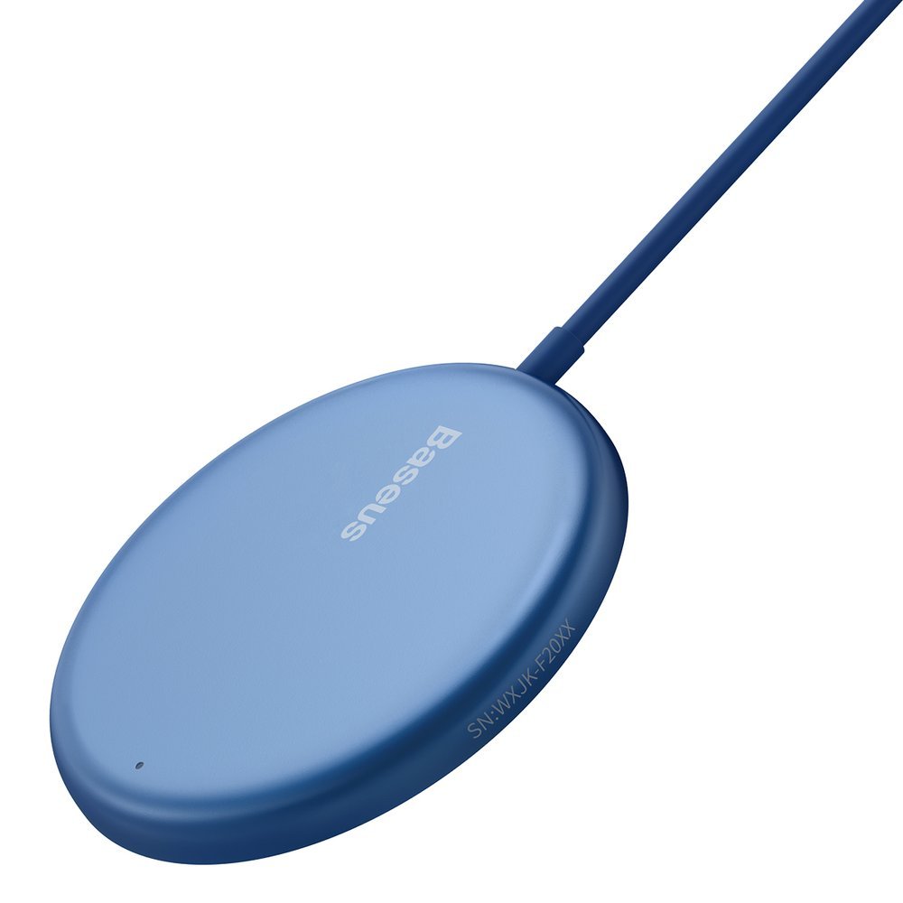 adowarka sieciowa Baseus mini magnetyczna bezprzewodowa indukcyjna Qi WXJK-H03 niebieska SAMSUNG Galaxy A42 5G / 4