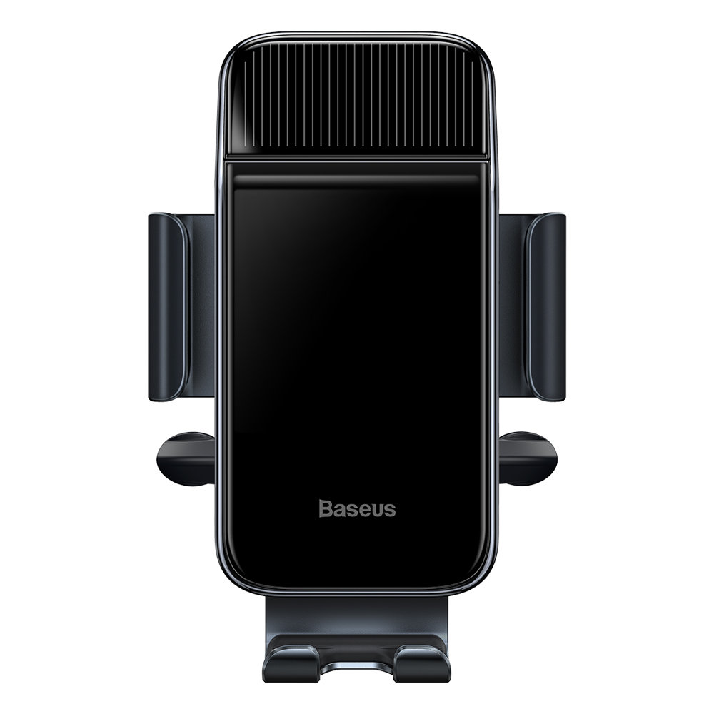 Uchwyt samochodowy Baseus zaciskowy solarny do kratki czarny SAMSUNG SM-G925F Galaxy S6 Edge / 2