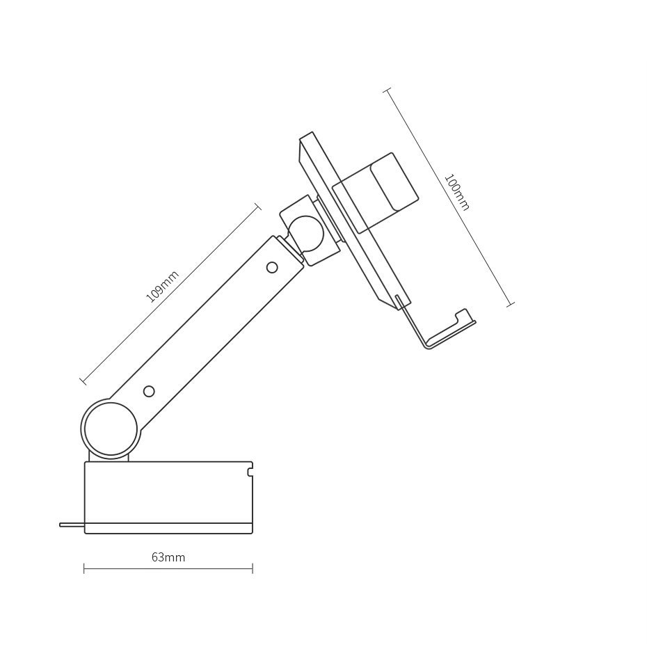 Uchwyt samochodowy Baseus Simplism SUYL-JY01 teleskopowy czarny Xiaomi Mi 8 Pro / 8