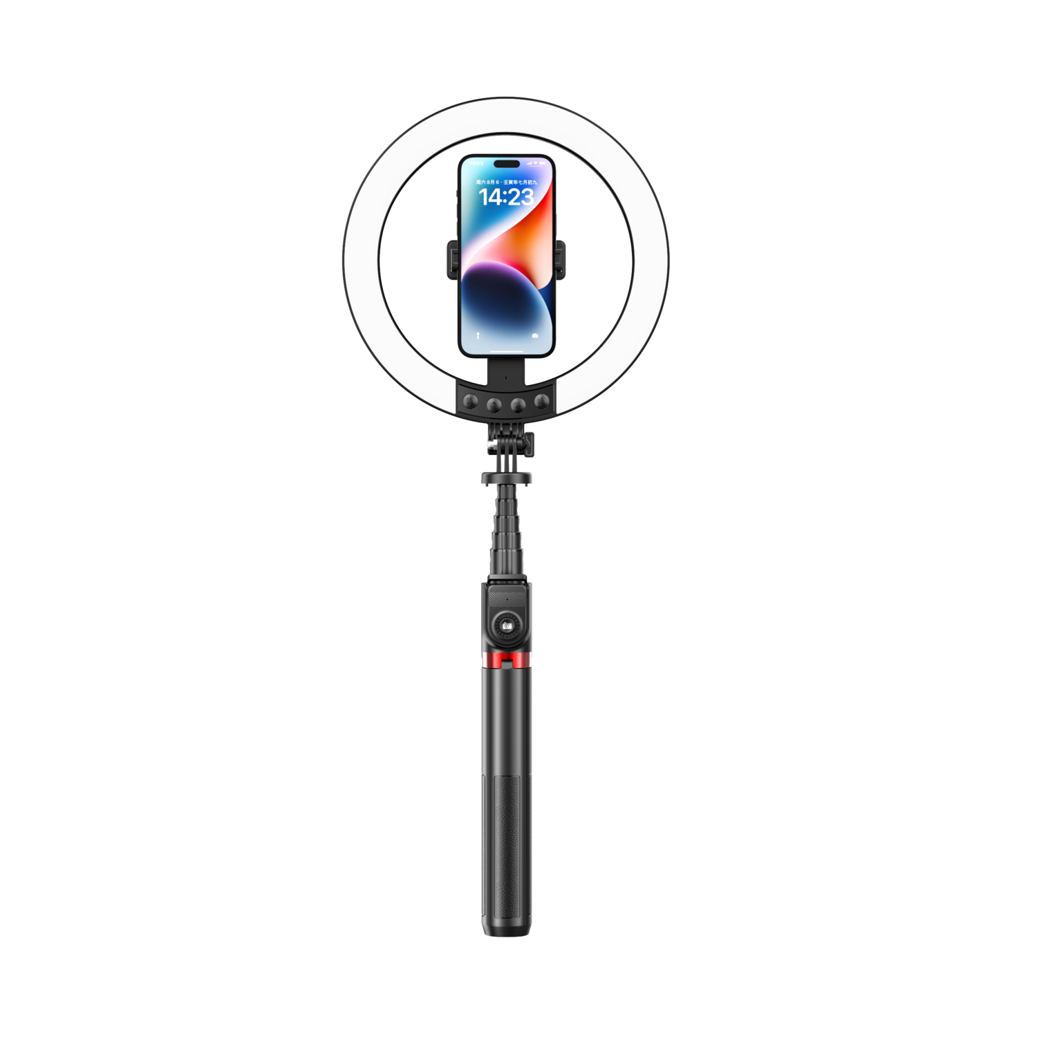 Statyw wysi�gnik selfie Blavec Lampa Selfie P-50 RGB z Tripodem i Pilotem SAMSUNG Galaxy Note 8 / 3