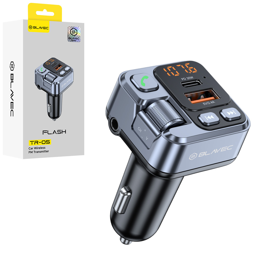 Ładowarka samochodowa Blavec Transmiter FM TR-05 30W USB-C Bluetooth czarny Honor 90 Lite Ładowarka samochodowa Blavec Transmiter FM TR-05 30W USB-C Bluetooth czarny Honor 90 Lite