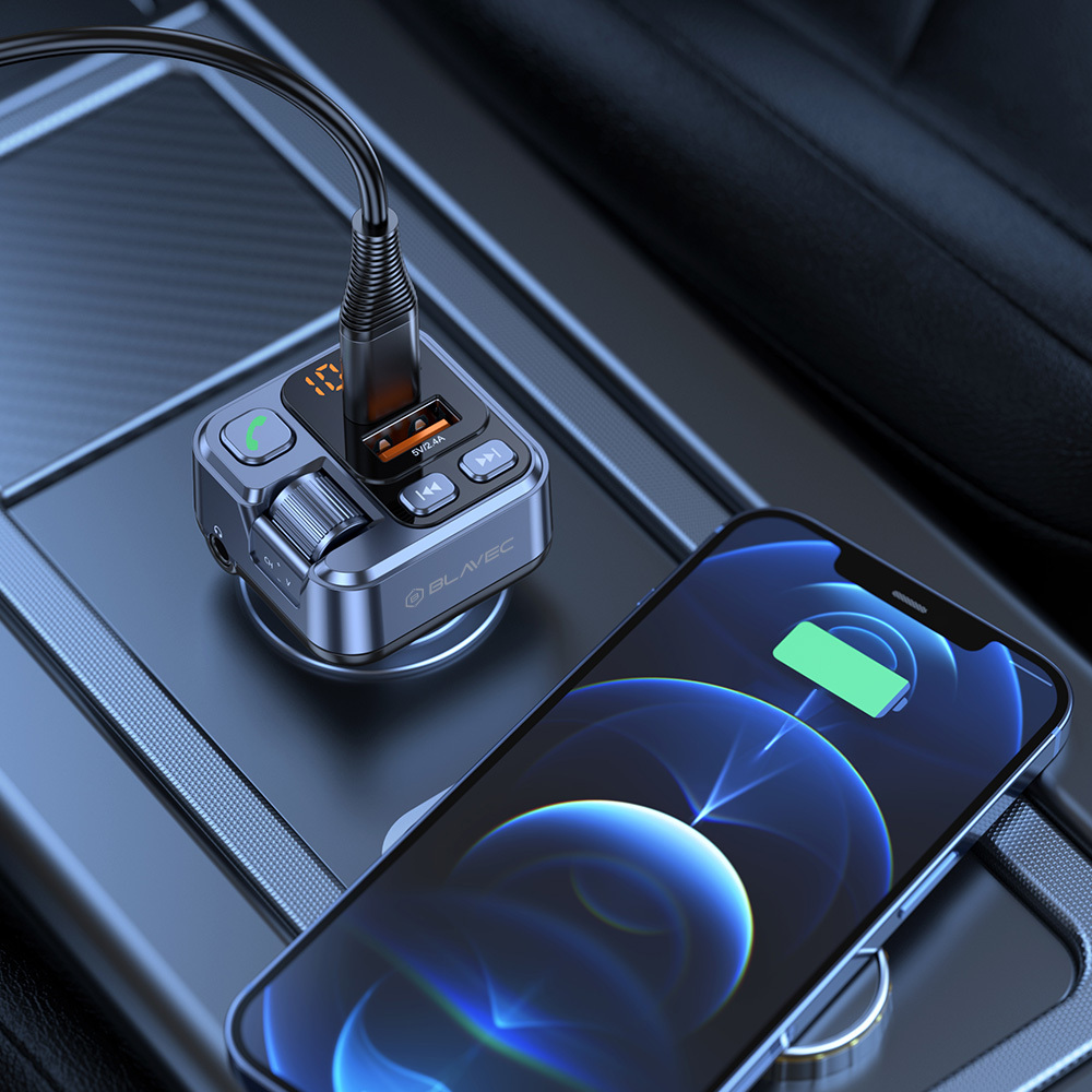 Ładowarka samochodowa Blavec Transmiter FM TR-05 30W USB-C Bluetooth czarny Honor 90 Lite / 6 Ładowarka samochodowa Blavec Transmiter FM TR-05 30W USB-C Bluetooth czarny Honor 90 Lite / 6
