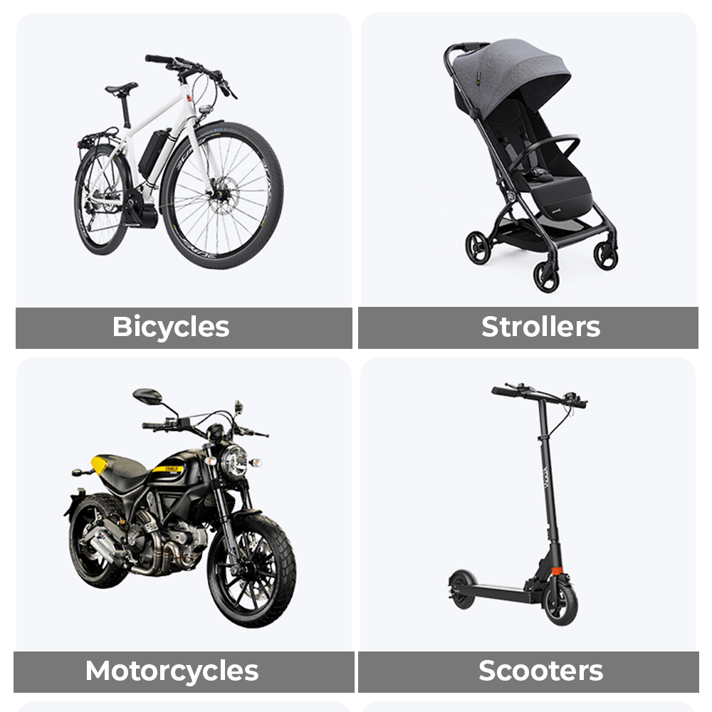 Uchwyt rowerowy zaciskowy do kierownicy Blavec BV-02 Velo czarno-srebrny MOTOROLA Moto G5 Plus / 9