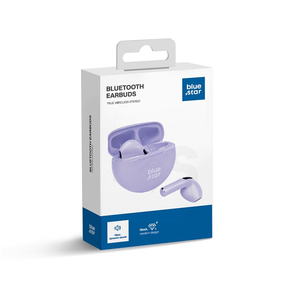 S�uchawki douszne Blue Star Circle Beat TX3 TWS fioletowe Xiaomi 15T 5G / 5