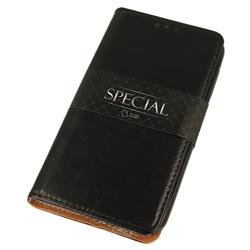 Pokrowiec etui skrzane Flexi Book Special czarne LG K9 Dual
