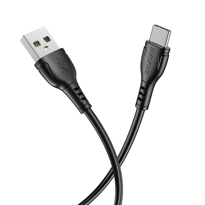 Kabel USB Borofone BX51 Triumph Typ-C 1m 3A czarny Xiaomi Redmi 8 / 2