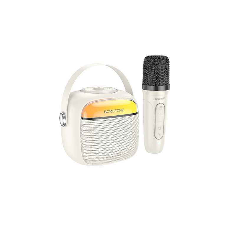 Mikrofon Borofone zestaw karaoke Bluetooth BP15 Dazzling mini biay SAMSUNG Galaxy Grand Neo Plus / 3