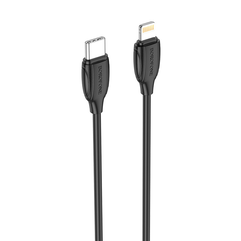 Kabel USB Borofone BX19 Benefit Typ-C na Lightning 3A 3m czarny APPLE iPhone 14 Pro Max