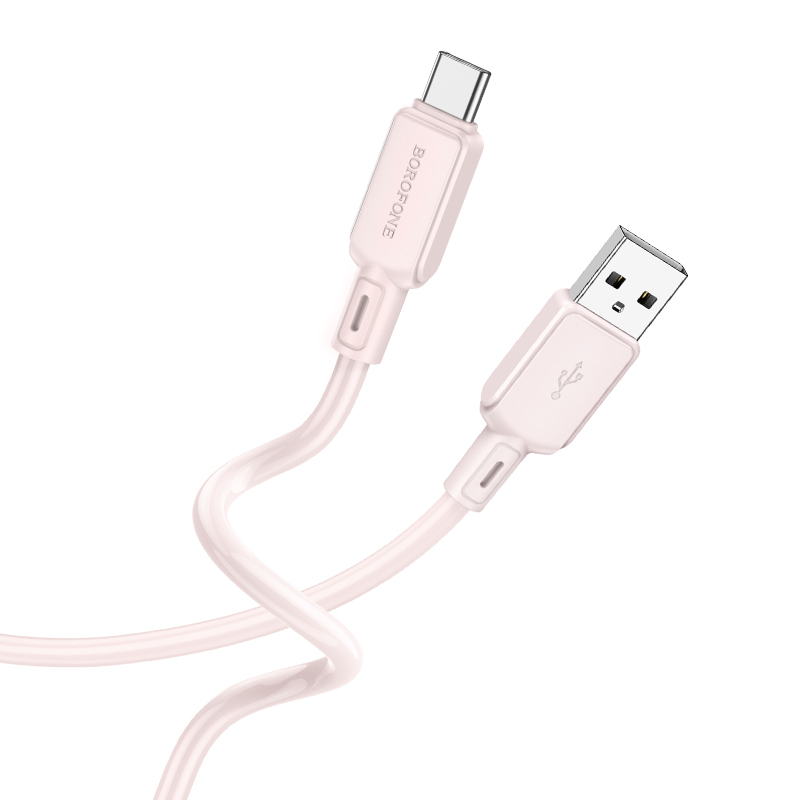 Kabel USB Borofone BX94 Crystal Color Typ-C 3A 1m rowy Honor Play 5