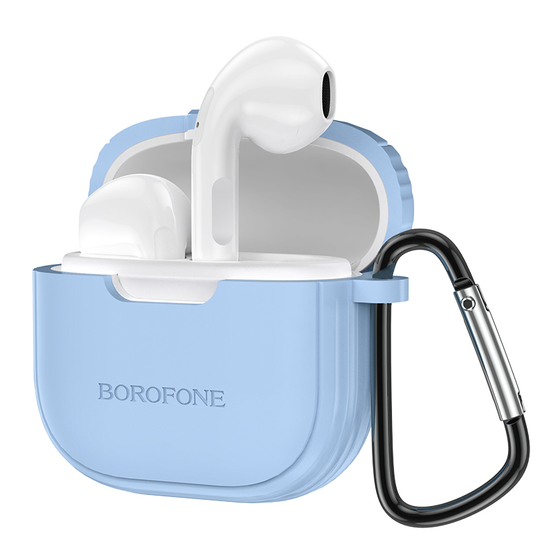 Suchawki Borofone Bluetooth TWS BW29 Charm niebieskie  ALCATEL One Touch Idol 3 4.7 cala