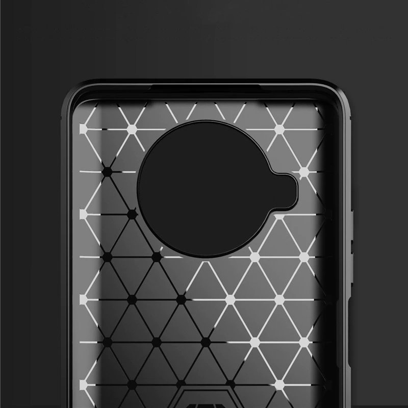 Pokrowiec etui pancerne Karbon Case czarne Xiaomi Mi 10T Lite 5G / 3