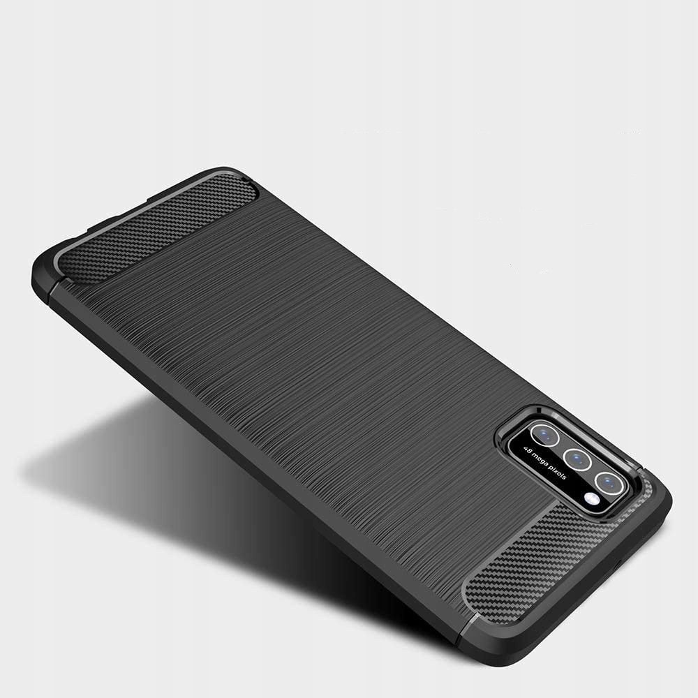 Pokrowiec etui pancerne Karbon Case czarne Xiaomi Redmi 9T / 2