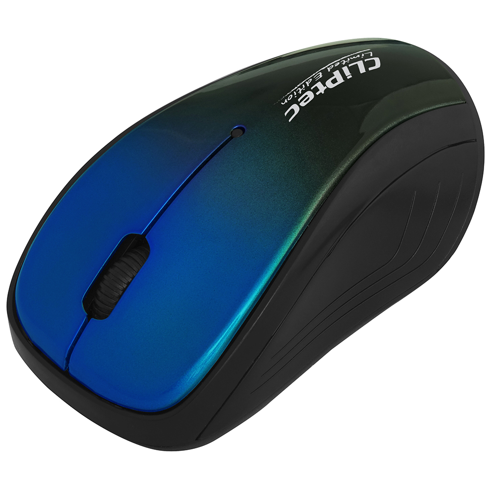 Dla gracza Cliptec Xilent II RZS856S mysz bezprzewodowa optyczna niebiesko-czarna