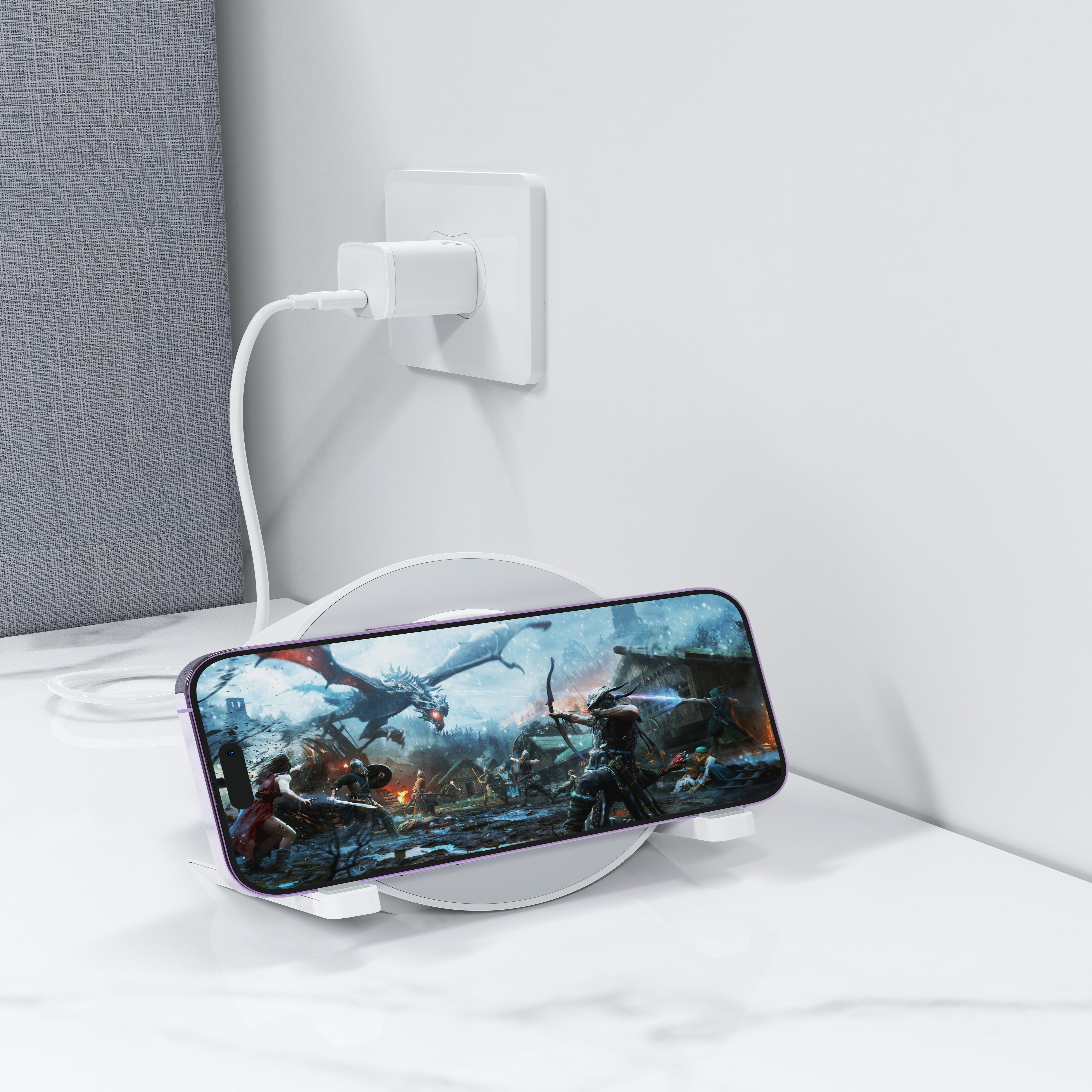 Głośnik Devia I-M3 z wbudowaną ładowarką indukcyjną 15W i lampką HUAWEI Honor Holly / 5 Głośnik Devia I-M3 z wbudowaną ładowarką indukcyjną 15W i lampką HUAWEI Honor Holly / 5