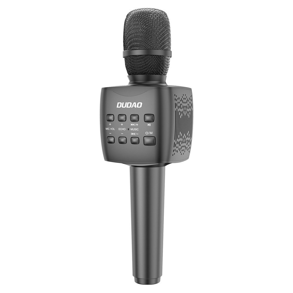 Mikrofon Dudao do karaoke Bluetooth Y16s czarny HUAWEI Y6 2019