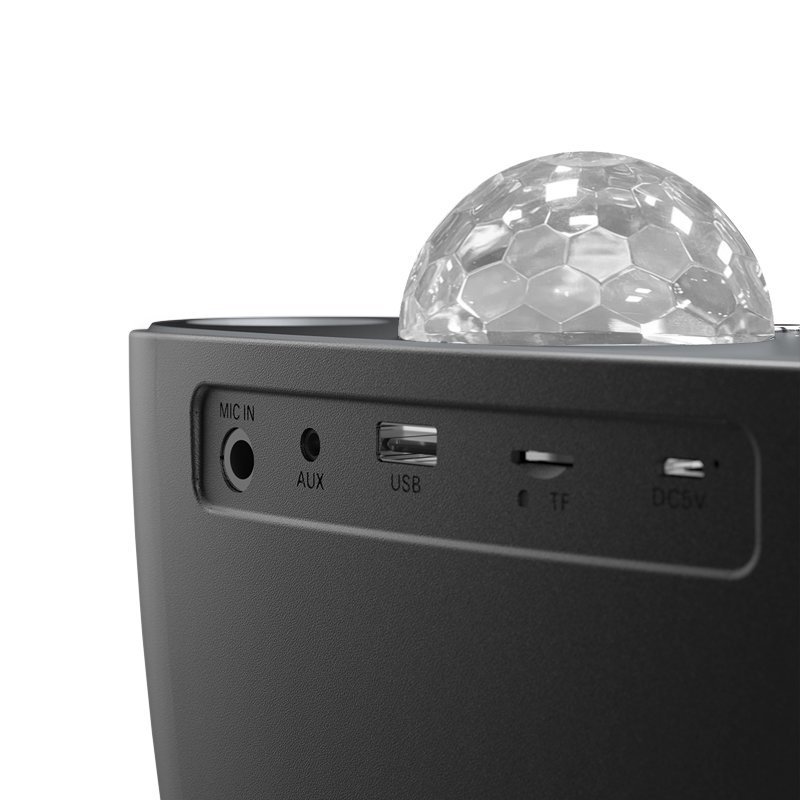 Mikrofon Dudao bluetooth 2x mikrofon + bezprzewodowy gonik z owietleniem Y15 DISCO czarny Google Pixel 2 XL / 4