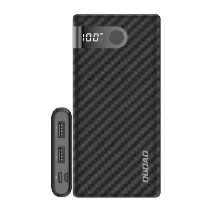Power bank Dudao 10000 mAh z ekranem LED K9Pro czarny NOKIA Lumia 610