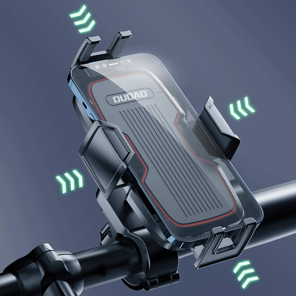 Uchwyt rowerowy Dudao F7PRO na kierownic czarny SAMSUNG Galaxy A14 5G / 6